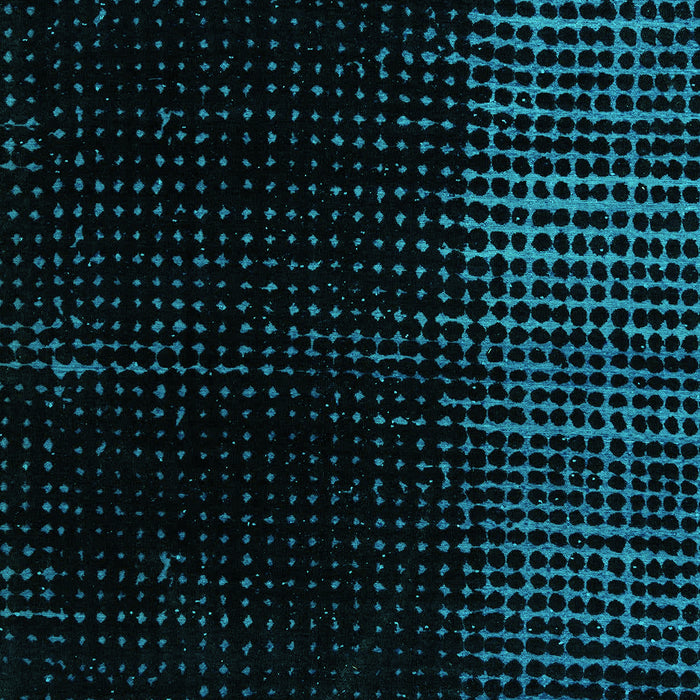 Machine Washable Abstract Turquoise Modern Area Rugs, wshabs4645turq