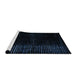 Sideview of Machine Washable Abstract Black Rug, wshabs4646