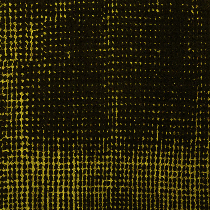 Square Abstract Yellow Modern Rug, abs4646yw