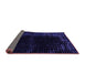 Sideview of Abstract Purple Modern Rug, abs4646pur