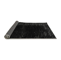 Sideview of Abstract Gray Modern Rug, abs4646gry