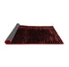 Abstract Red Modern Area Rugs