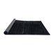 Sideview of Abstract Dark Slate Gray Green Modern Rug, abs4647