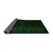 Sideview of Abstract Green Modern Rug, abs4647grn