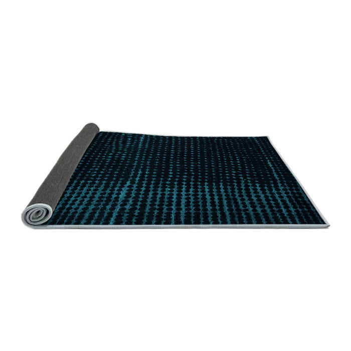 Sideview of Abstract Light Blue Modern Rug, abs4647lblu