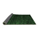 Sideview of Abstract Emerald Green Modern Rug, abs4648emgrn