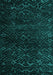 Machine Washable Abstract Turquoise Modern Area Rugs, wshabs4648turq