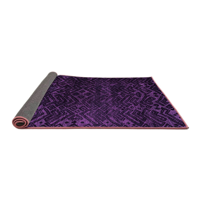 Sideview of Abstract Pink Modern Rug, abs4648pnk