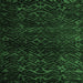 Square Abstract Emerald Green Modern Rug, abs4648emgrn