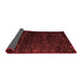 Abstract Red Modern Area Rugs