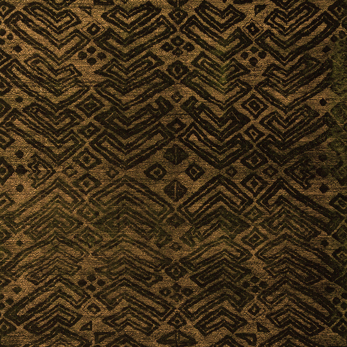 Abstract Orange Modern Rug, abs4648org