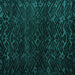 Square Abstract Turquoise Modern Rug, abs4648turq