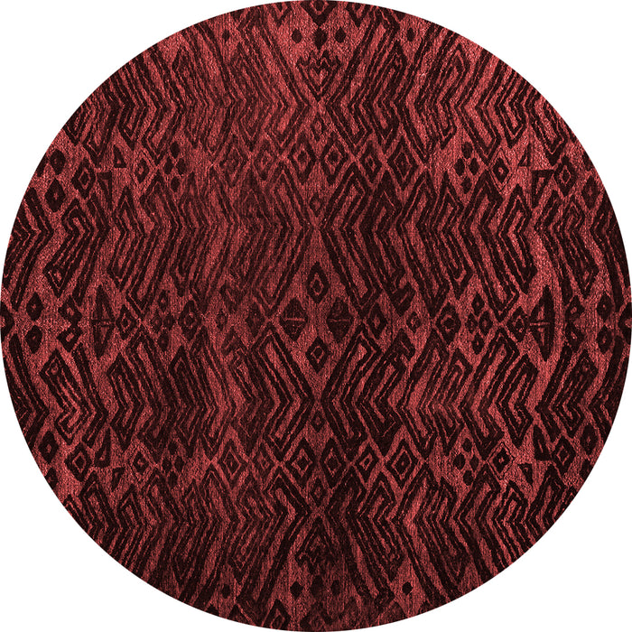 Machine Washable Abstract Red Modern Rug, wshabs4648red