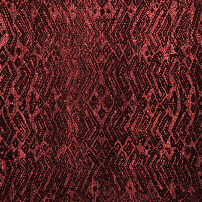 Machine Washable Abstract Red Modern Rug, wshabs4648red