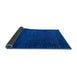 Sideview of Abstract Blue Modern Rug, abs4649