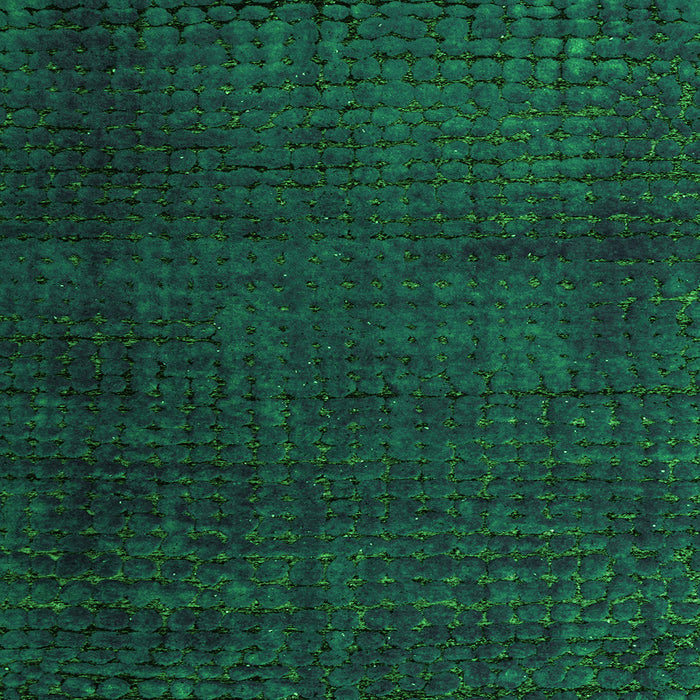 Square Abstract Green Modern Rug, abs4649grn