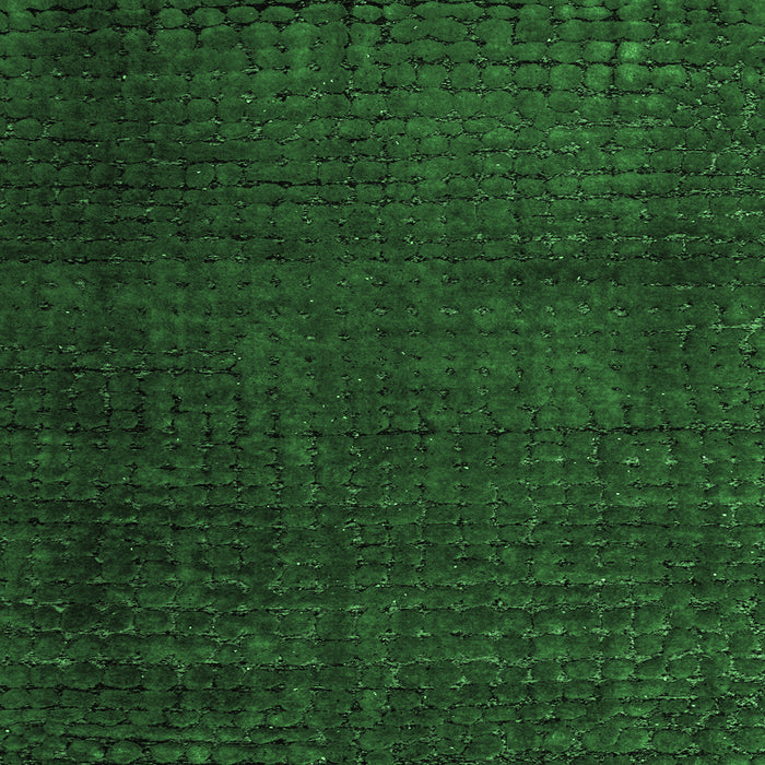 Square Abstract Emerald Green Modern Rug, abs4649emgrn