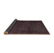 Sideview of Abstract Brown Modern Rug, abs4649brn