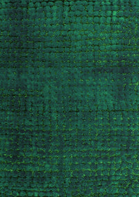 Abstract Green Modern Rug, abs4649grn