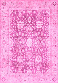 Abstract Pink Modern Rug, abs464pnk