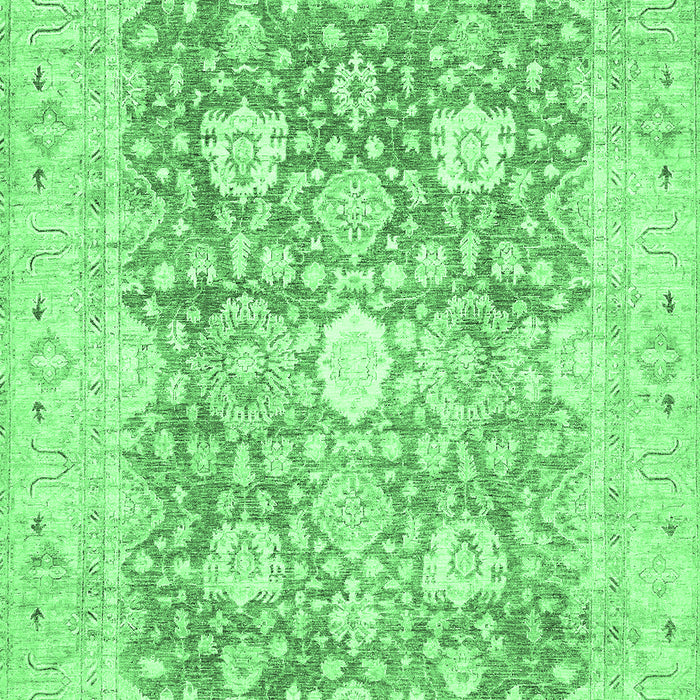 Machine Washable Abstract Emerald Green Modern Area Rugs, wshabs464emgrn