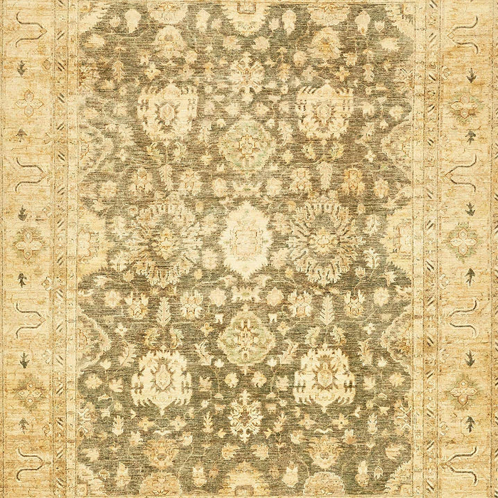 Abstract Orange Gold Modern Rug, abs464