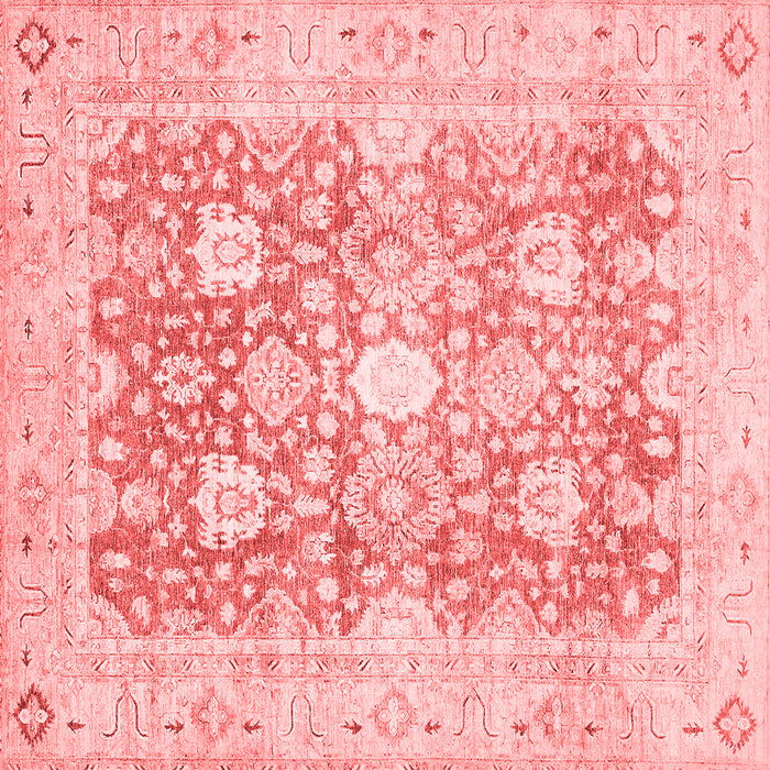 Machine Washable Abstract Red Modern Rug, wshabs464red