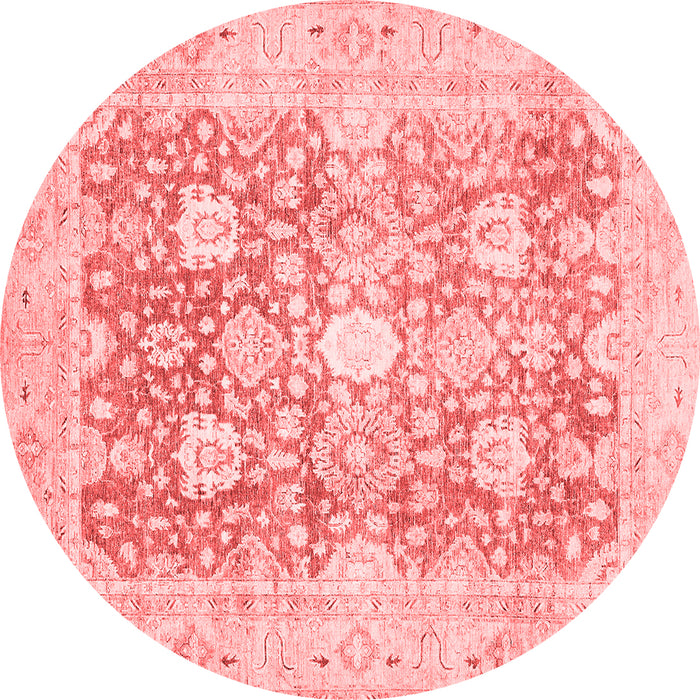 Machine Washable Abstract Red Modern Rug, wshabs464red