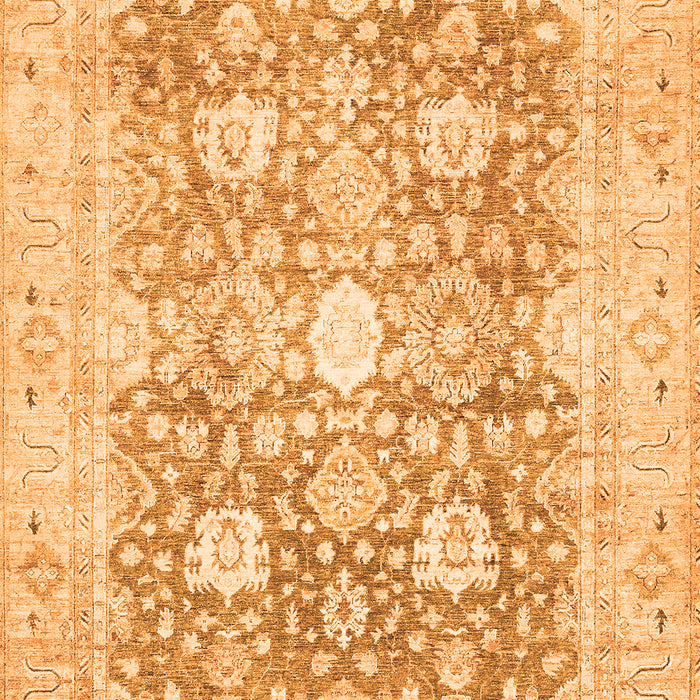 Abstract Orange Modern Rug, abs464org