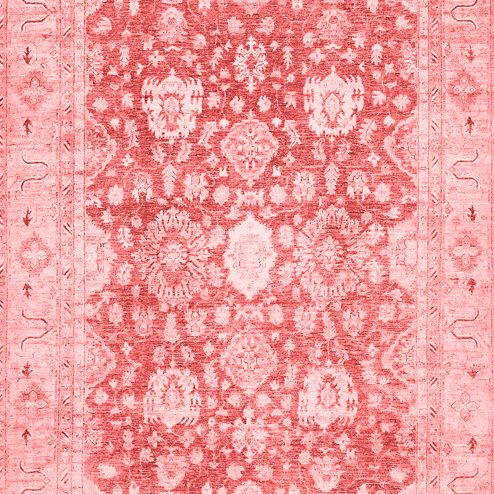 Machine Washable Abstract Red Modern Rug, wshabs464red