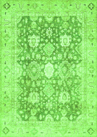 Abstract Green Modern Rug, abs464grn