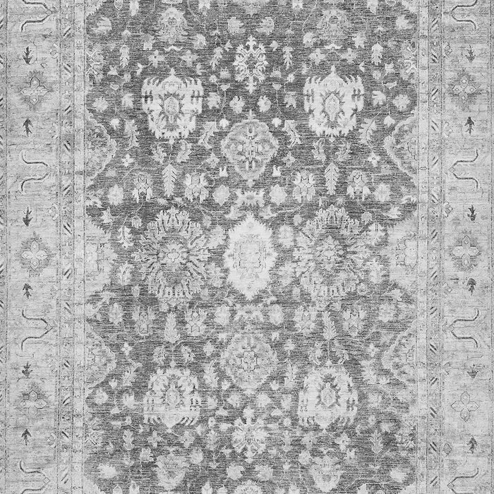 Machine Washable Abstract Gray Modern Rug, wshabs464gry