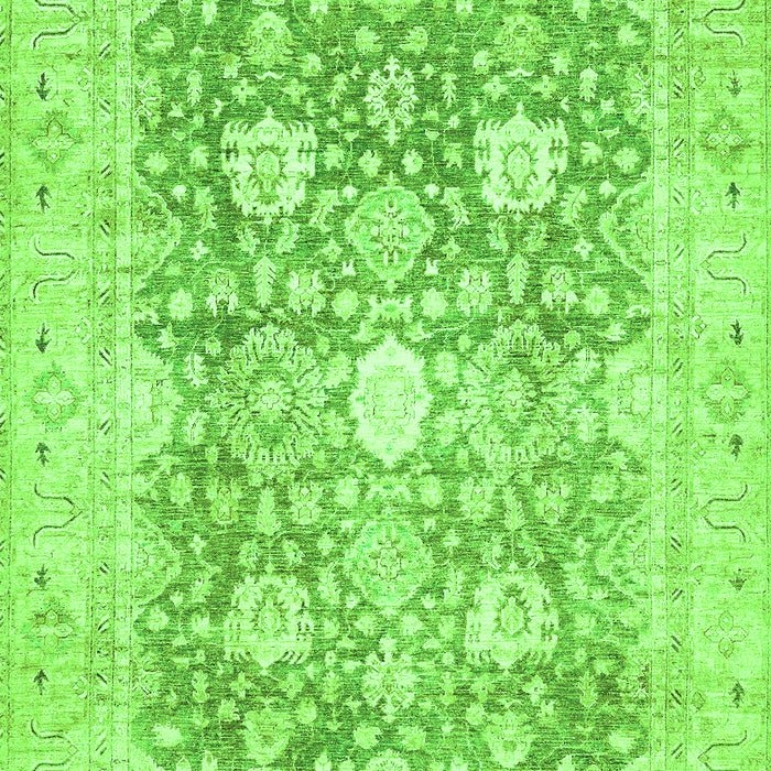 Machine Washable Abstract Green Modern Area Rugs, wshabs464grn