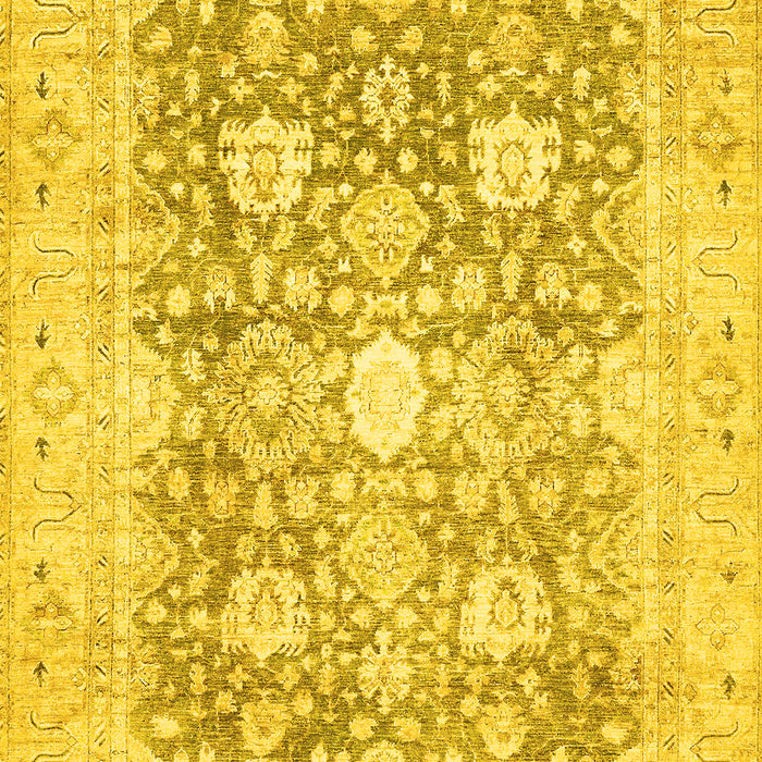 Machine Washable Abstract Yellow Modern Rug, wshabs464yw