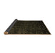 Sideview of Abstract Brown Modern Rug, abs4650brn