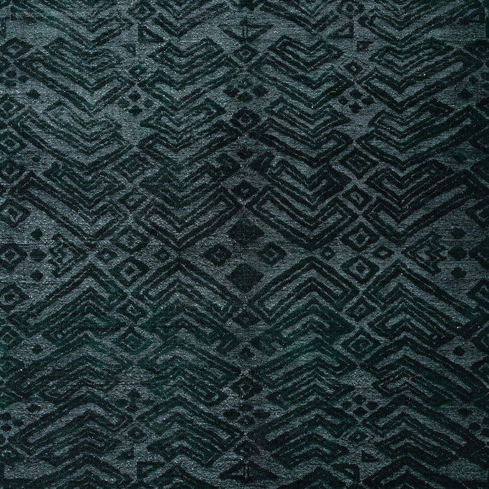 Machine Washable Abstract Dark Blue Grey Blue Rug, wshabs4650