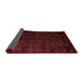 Abstract Red Modern Area Rugs