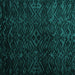 Square Machine Washable Abstract Turquoise Modern Area Rugs, wshabs4650turq