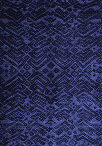 Abstract Blue Modern Rug, abs4650blu