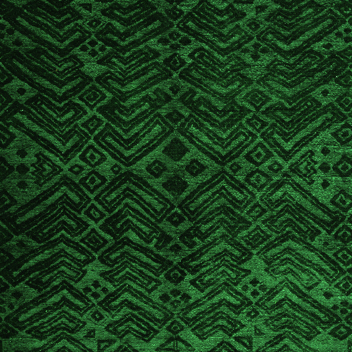 Machine Washable Abstract Green Modern Area Rugs, wshabs4650grn