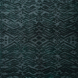 Square Machine Washable Abstract Dark Blue Grey Blue Rug, wshabs4650
