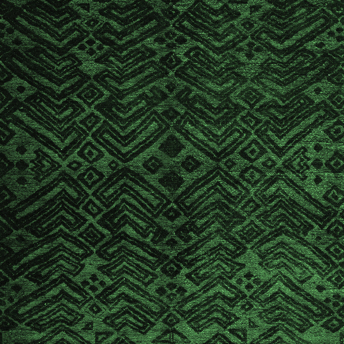 Machine Washable Abstract Emerald Green Modern Area Rugs, wshabs4650emgrn