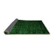 Sideview of Abstract Green Modern Rug, abs4650grn