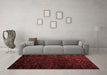 Modern Red Washable Rugs