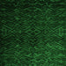 Square Abstract Green Modern Rug, abs4650grn