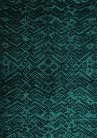 Abstract Turquoise Modern Rug, abs4650turq