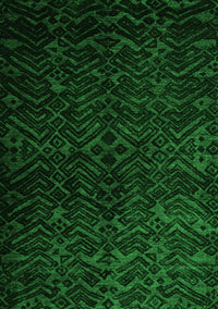 Abstract Green Modern Rug, abs4650grn