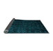 Sideview of Abstract Light Blue Modern Rug, abs4650lblu