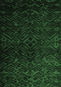 Abstract Emerald Green Modern Rug, abs4650emgrn