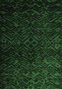 Abstract Emerald Green Modern Rug, abs4650emgrn